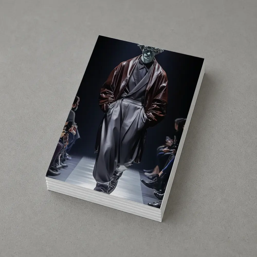 Avant Garde Fashion Model Dark Runway Show – Postcards