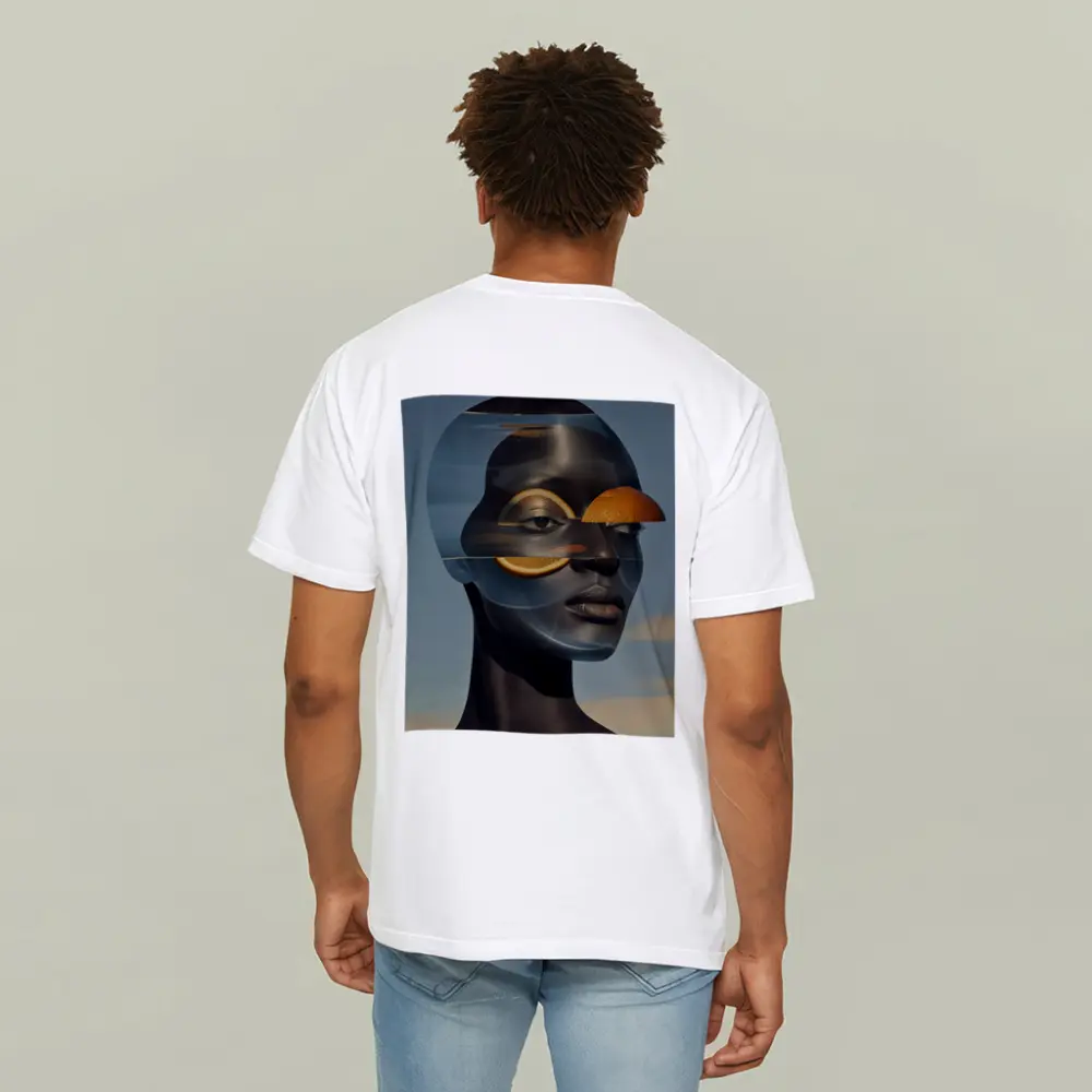 Surreal Woman Portrait With Orange Slices – T-Shirts