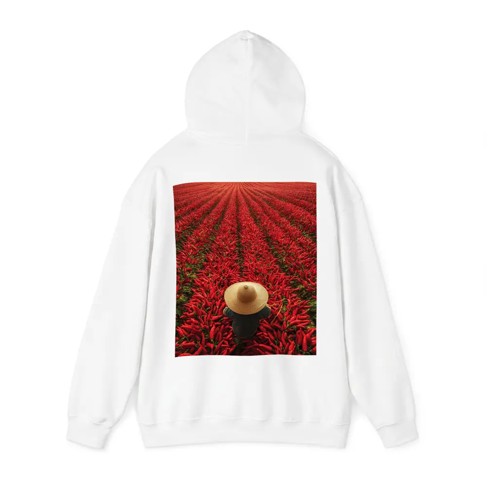 Red Chili Pepper Field Farmer Straw Hat – Hoodies