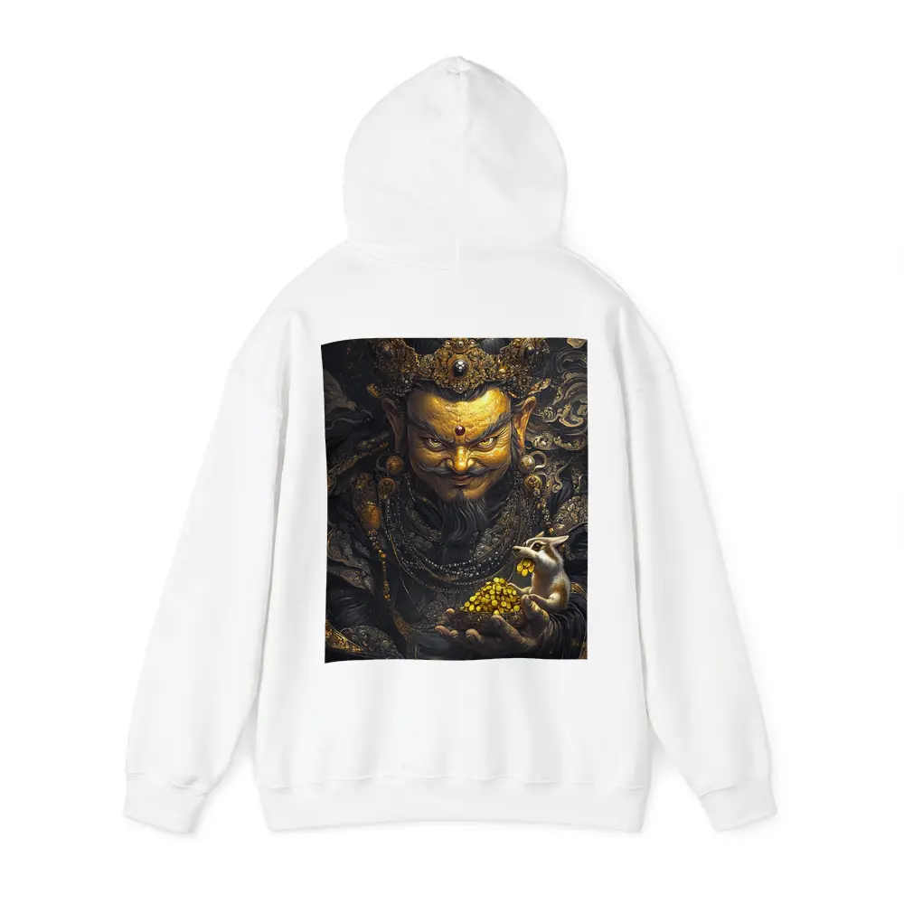 Chinese Wealth God Holding Golden Rat – Hoodies