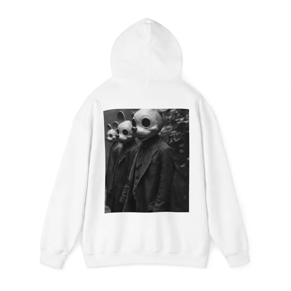 Creepy Mouse Mask Figures Dark Forest – Hoodies