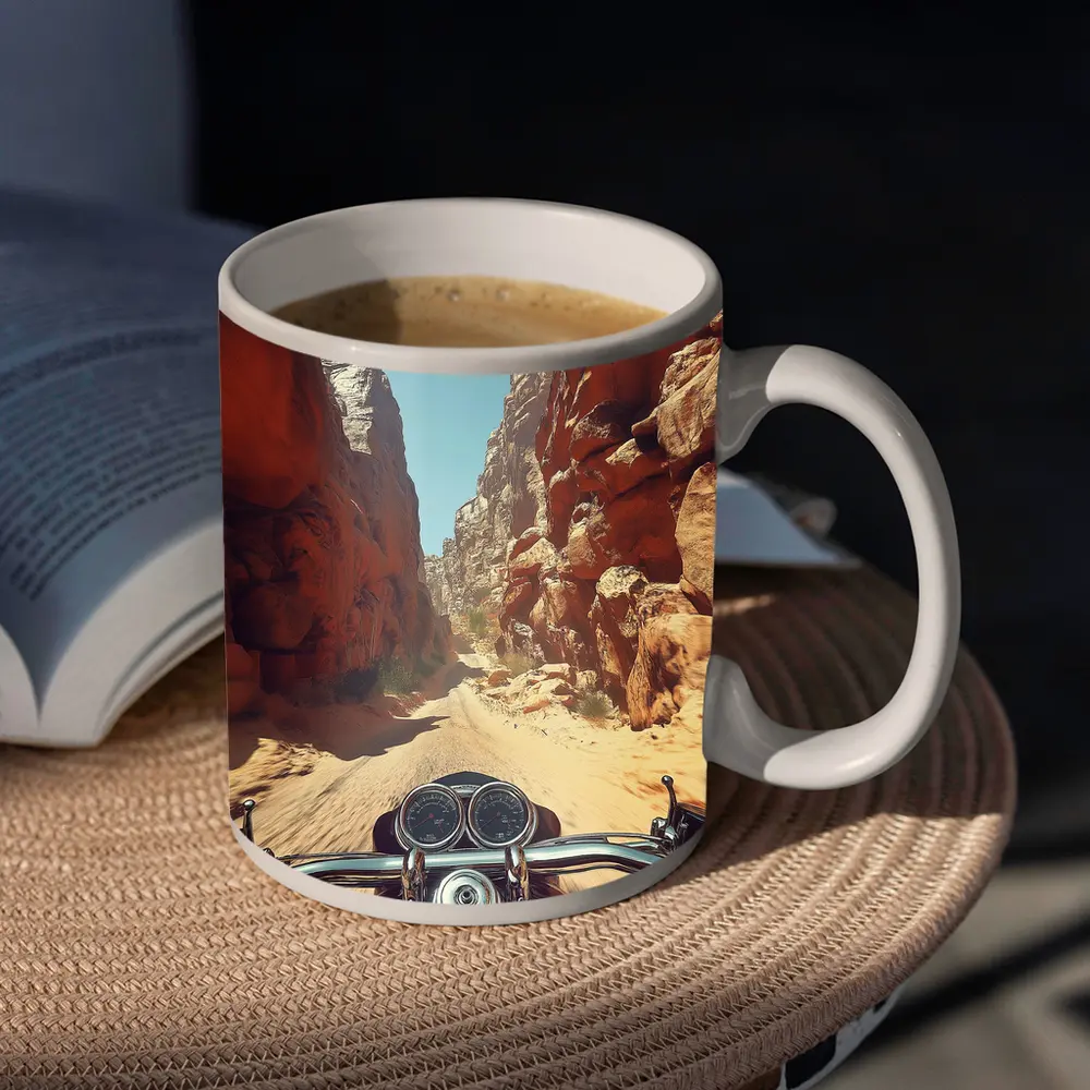 Harley Davidson Cruiser Red Rock Canyon Ride – Mugs