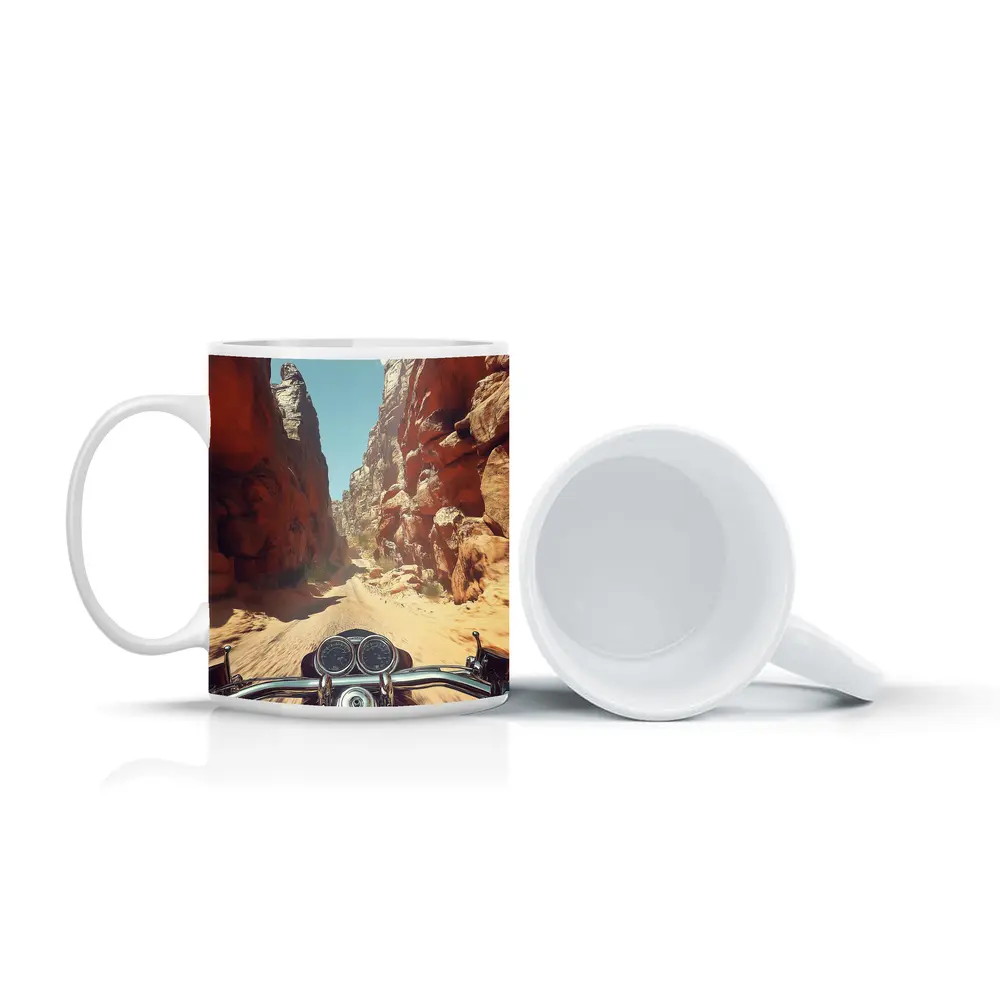Harley Davidson Cruiser Red Rock Canyon Ride – Mugs