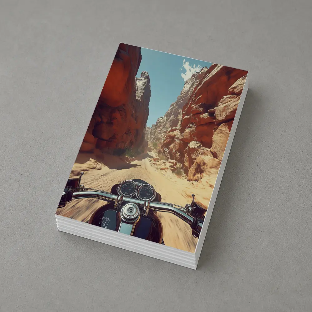 Harley Davidson Cruiser Red Rock Canyon Ride – Postcards