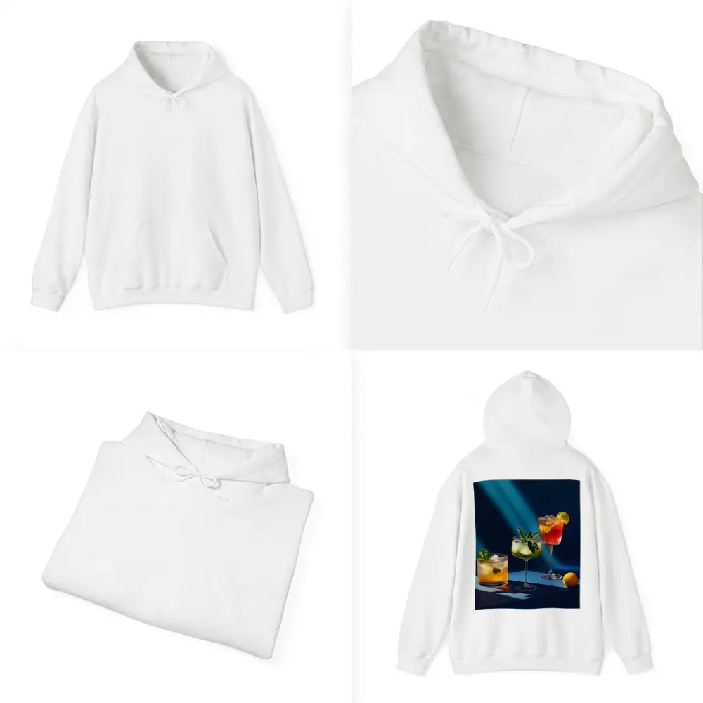 Three Cocktails Blue Studio Light – Hoodies