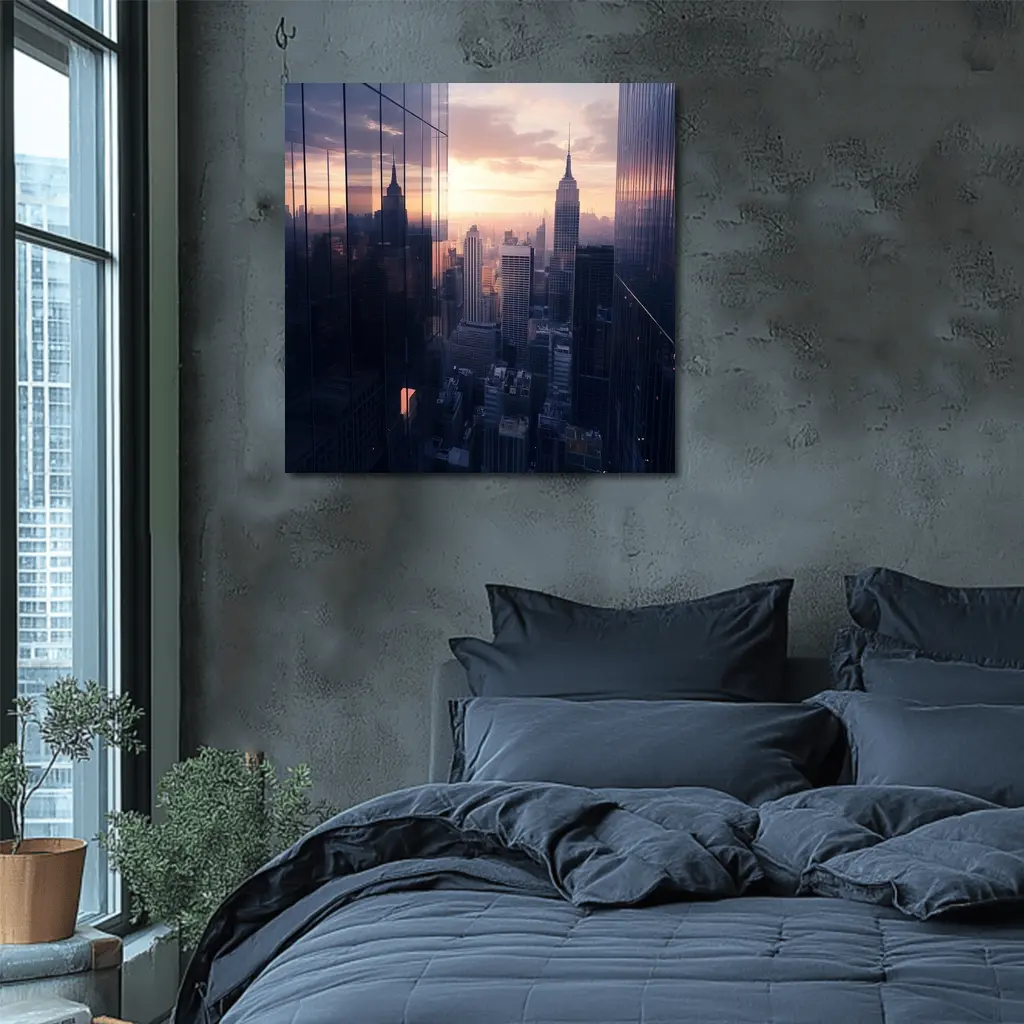 New York City Skyline at Dusk – Wall Art