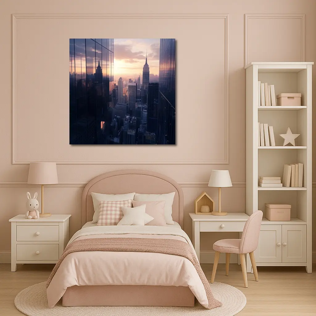 New York City Skyline at Dusk – Wall Art
