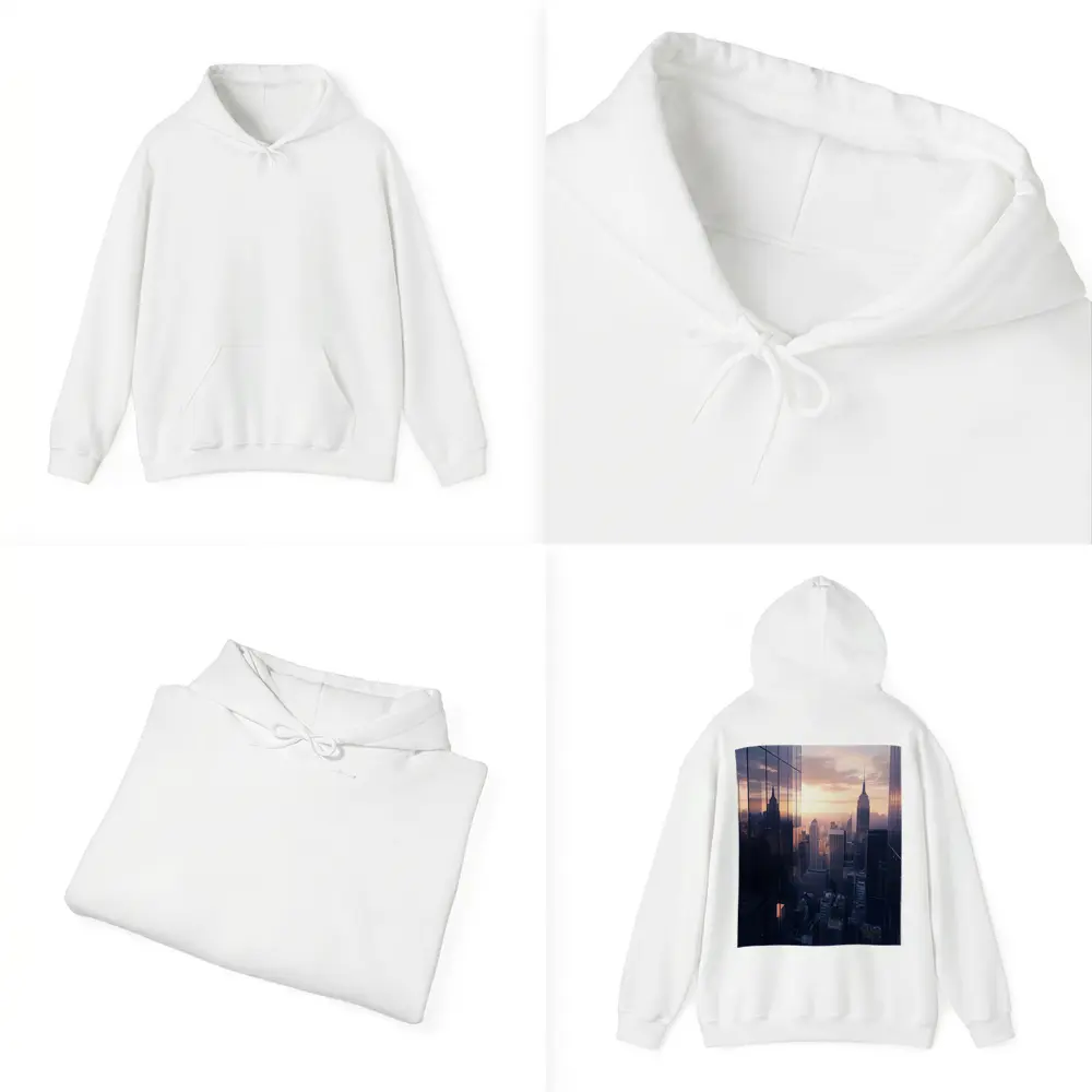 New York City Skyline at Dusk – Hoodies