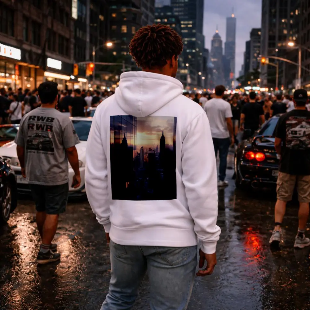 New York City Skyline at Dusk – Hoodies