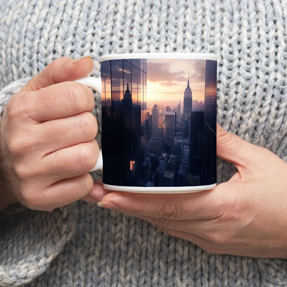 New York City Skyline at Dusk – Mugs