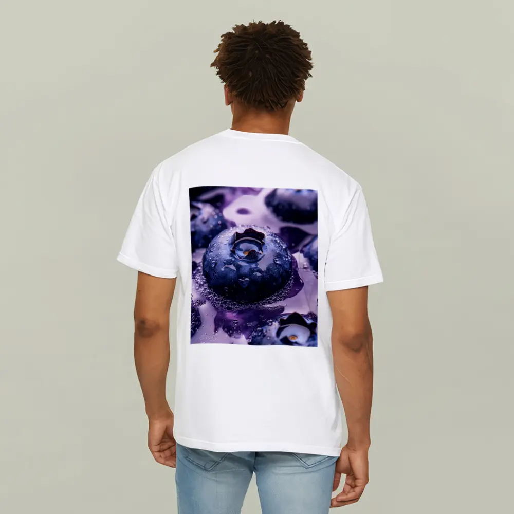Fresh Blueberries With Purple Juice Splash – T-Shirts