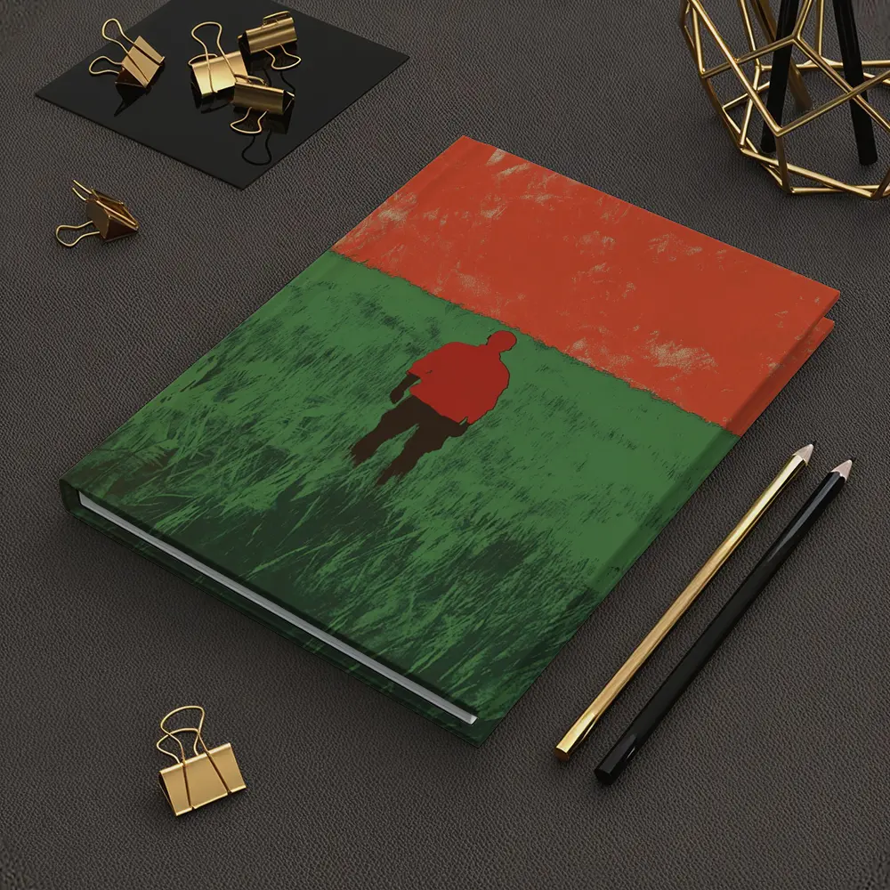 Lone Figure Standing in Green Field – Notebooks