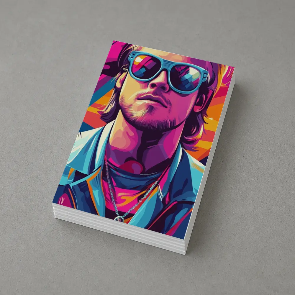 Cool Guy Sunglasses Retro Pop Art Style – Postcards