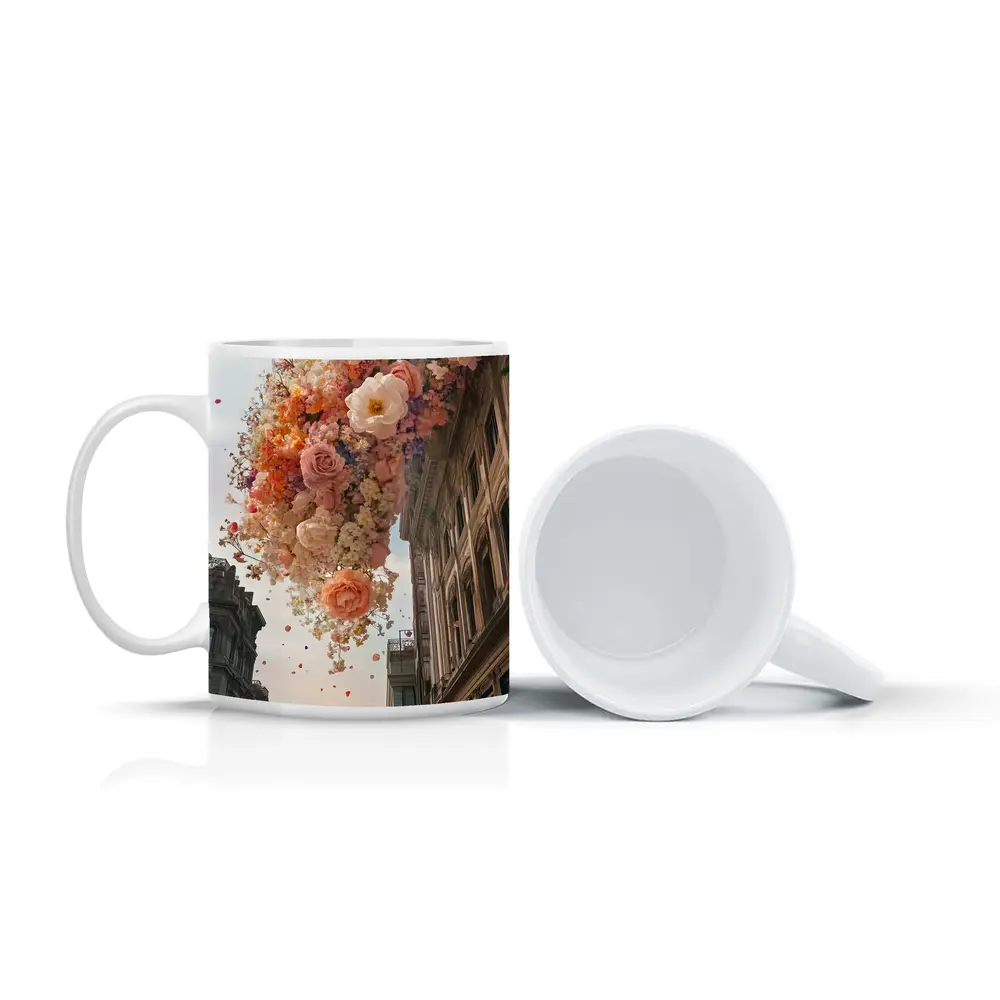 Floating Roses Over San Francisco Bay Bridge – Mugs