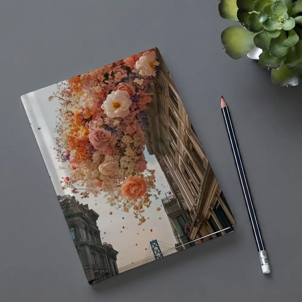 Floating Roses Over San Francisco Bay Bridge – Notebooks