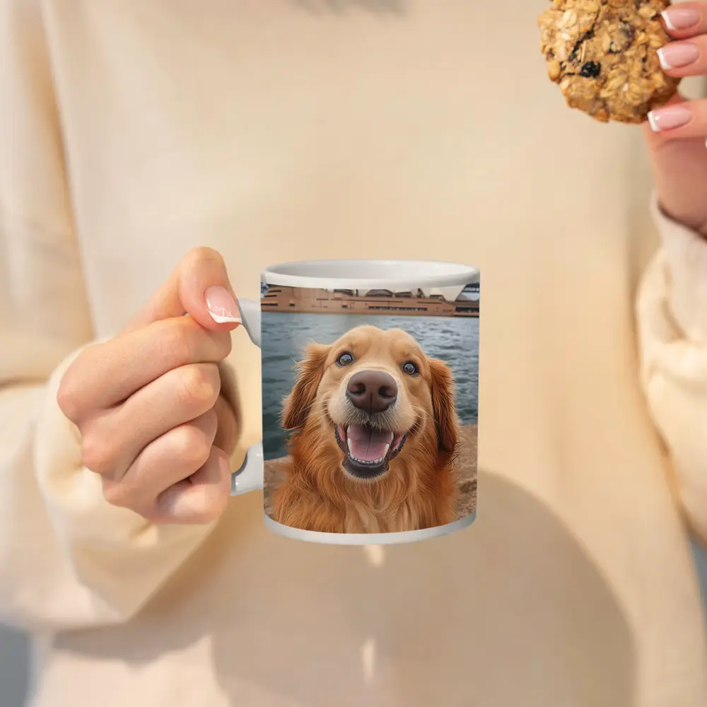 Golden Retriever Dog Sydney Opera House – Mugs
