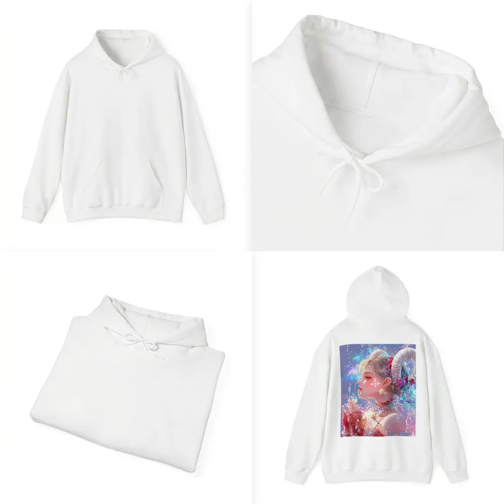 Anime Aries Girl Celestial Fantasy Art – Hoodies