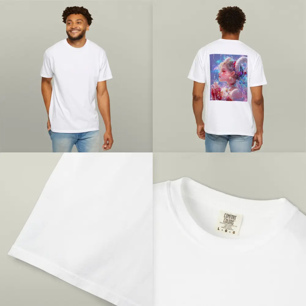 Anime Aries Girl Celestial Fantasy Art – T-Shirts
