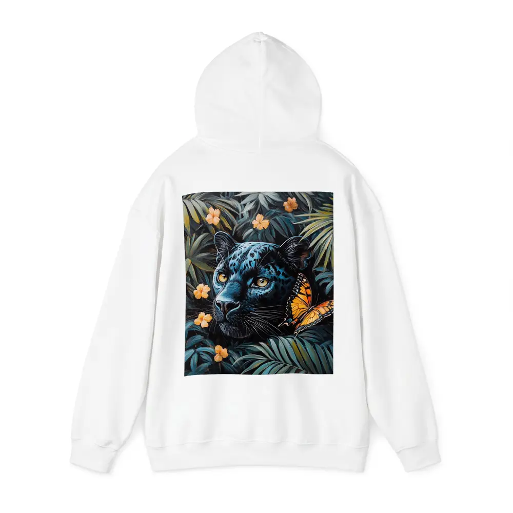 Black Panther Butterfly Tropical Jungle Painting – Hoodies