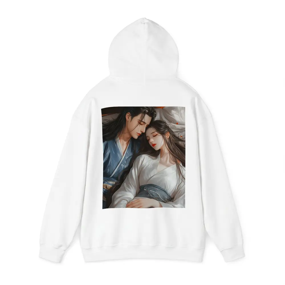 Chinese Anime Couple Romantic Traditional Hanfu Art – Hoodies