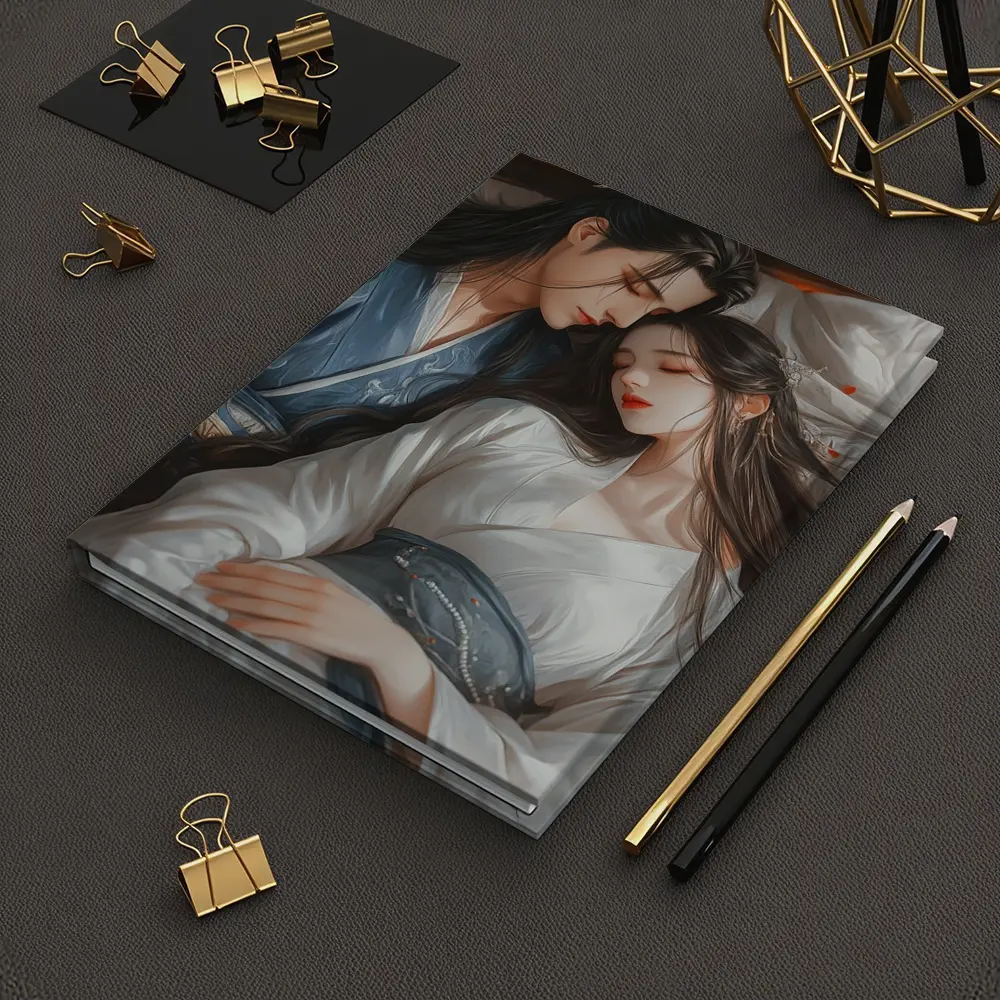 Chinese Anime Couple Romantic Traditional Hanfu Art – Notebooks
