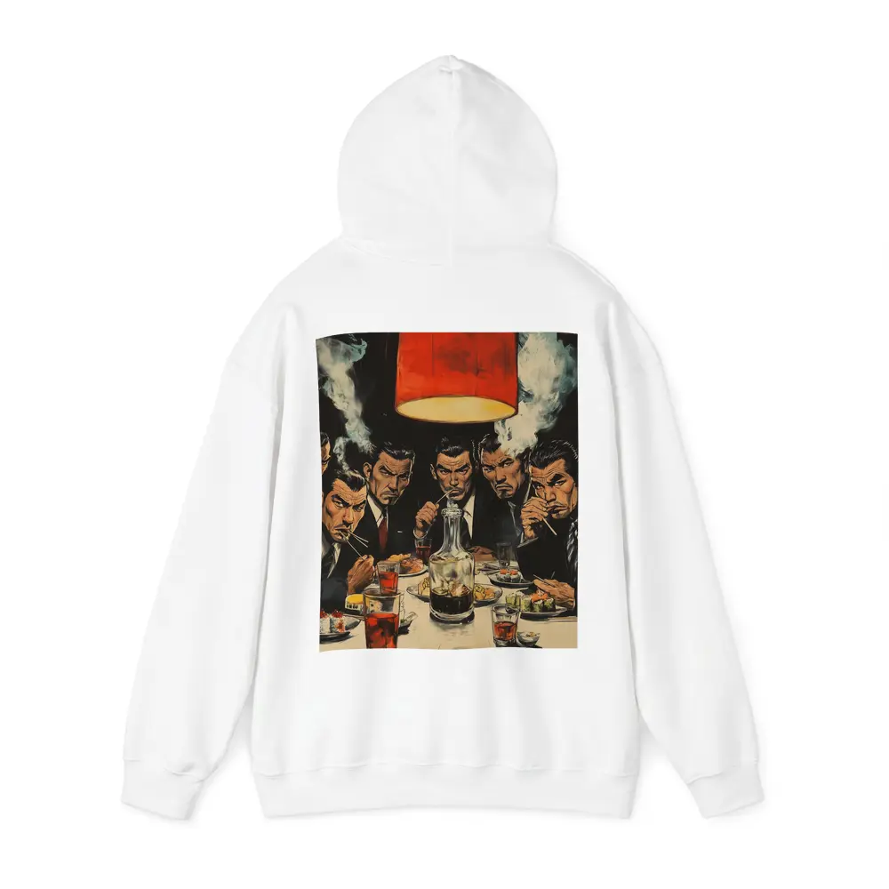 Yakuza Men Dining Sushi Bar Manga Art – Hoodies