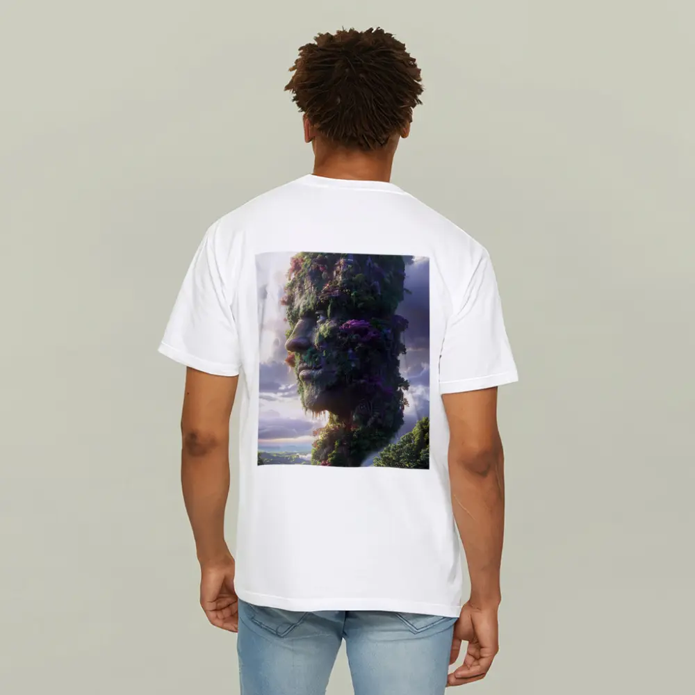 Giant Forest Face Surreal Sky Fantasy – T-Shirts