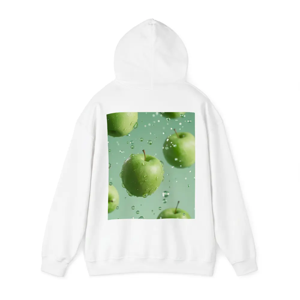 Fresh Green Apples Floating Water Drops – Hoodies