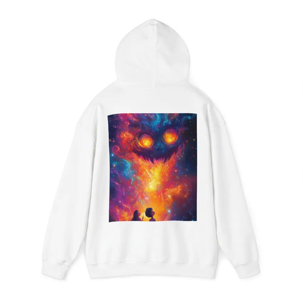 Children Facing Cosmic Monster Galaxy Art – Hoodies