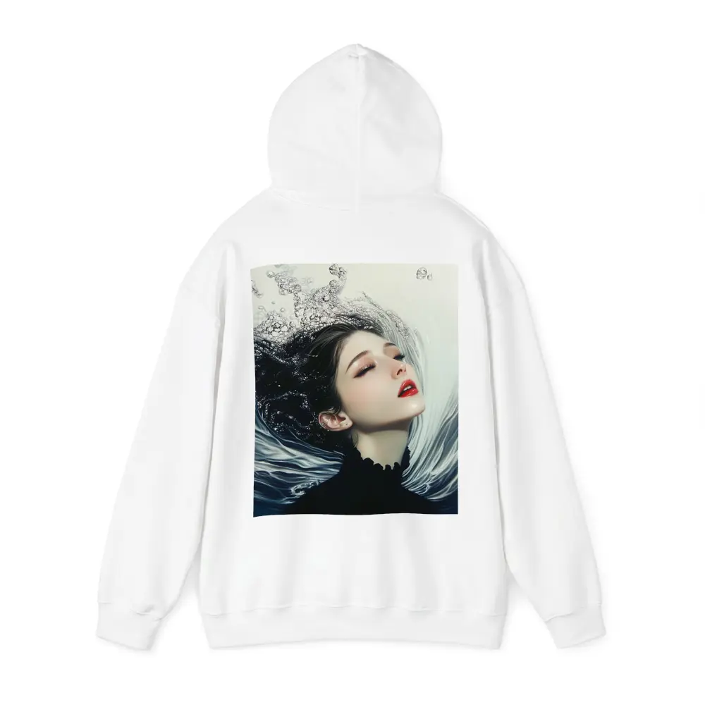 Woman Underwater Dark Fantasy Digital Art – Hoodies