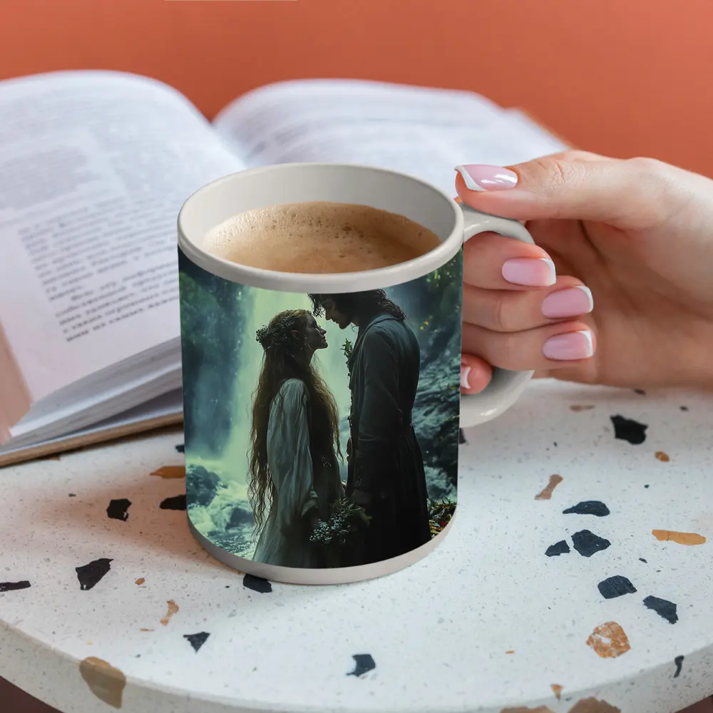 Fantasy Couple Romance By Misty Waterfall – Mugs