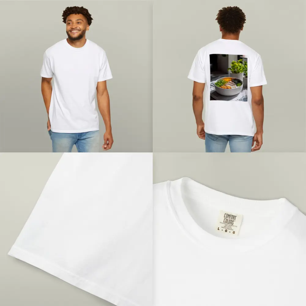 Asian Poke Bowl Sunny Kitchen Setting – T-Shirts