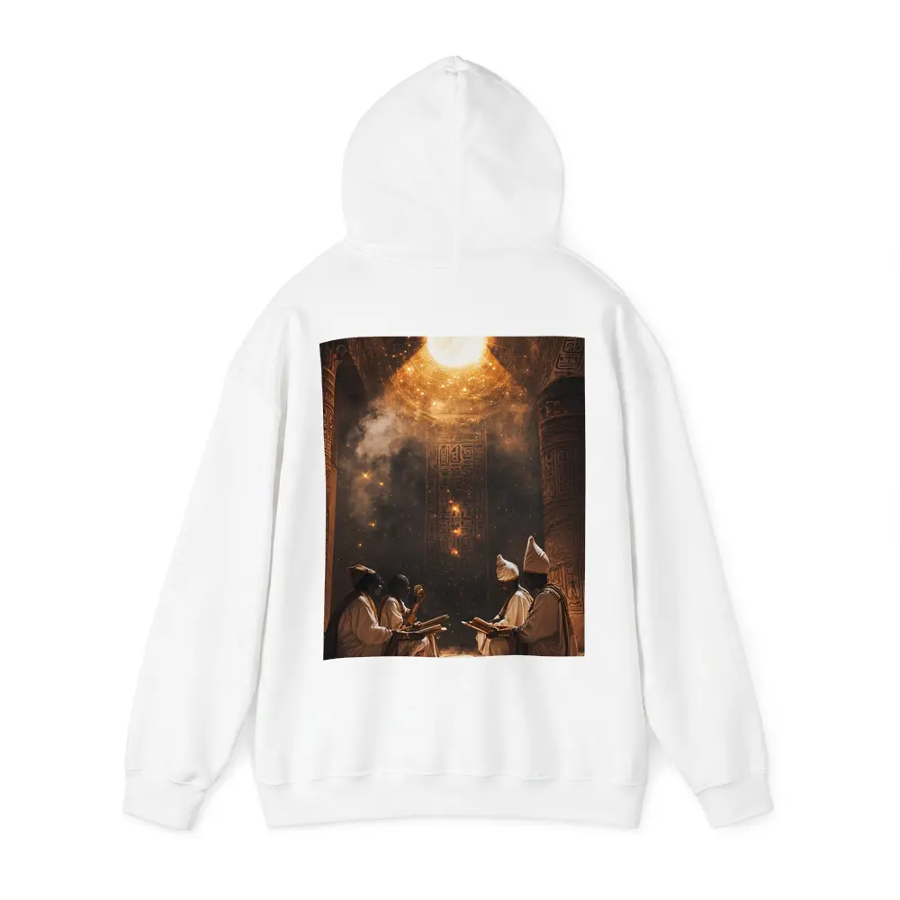 Ancient Egyptian Priests Ritual Glowing Temple – Hoodies