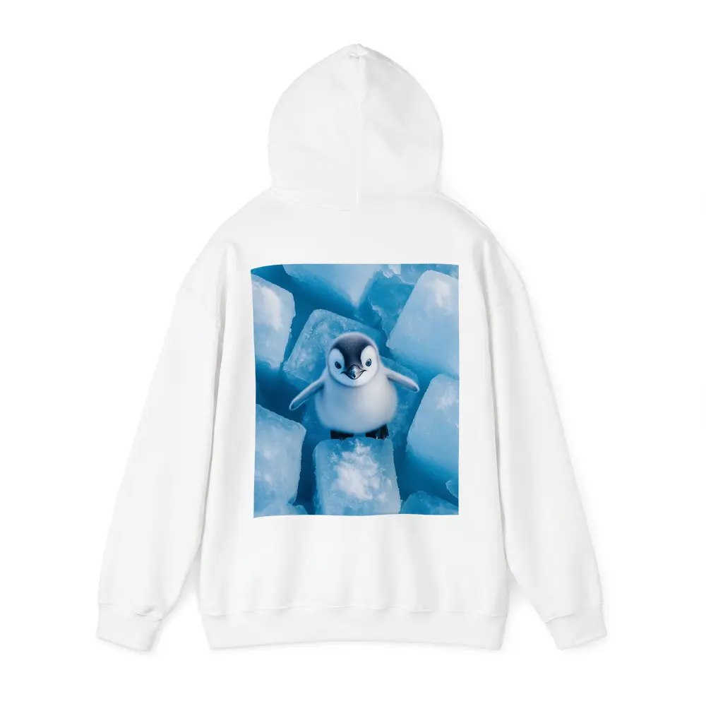 Baby Penguin Chick On Ice Cubes – Hoodies