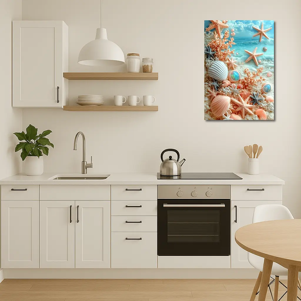 Starfish Shells Coral Pearl Tropical Beach – Wall Art