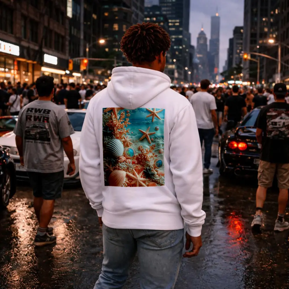 Starfish Shells Coral Pearl Tropical Beach – Hoodies