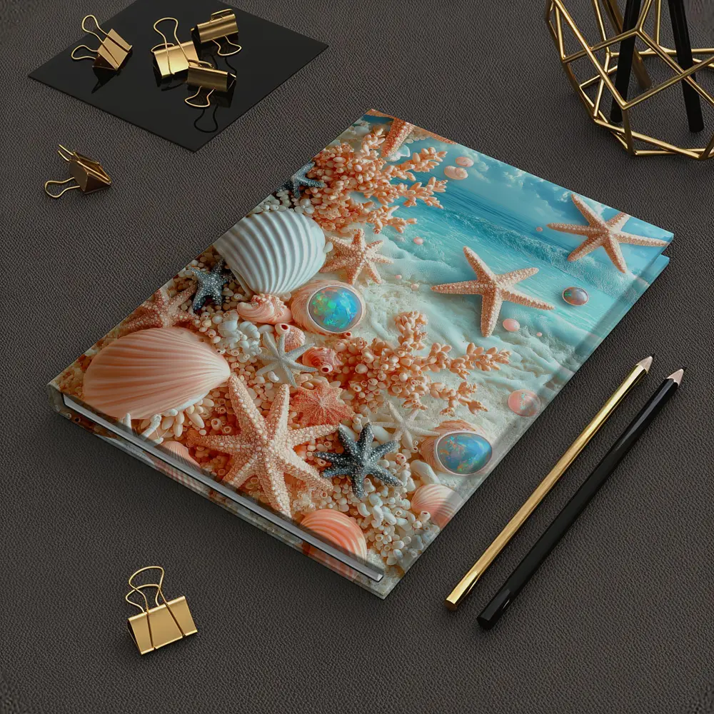 Starfish Shells Coral Pearl Tropical Beach – Notebooks