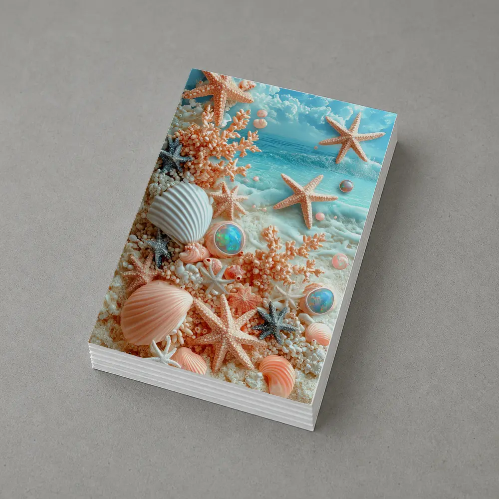 Starfish Shells Coral Pearl Tropical Beach – Postcards