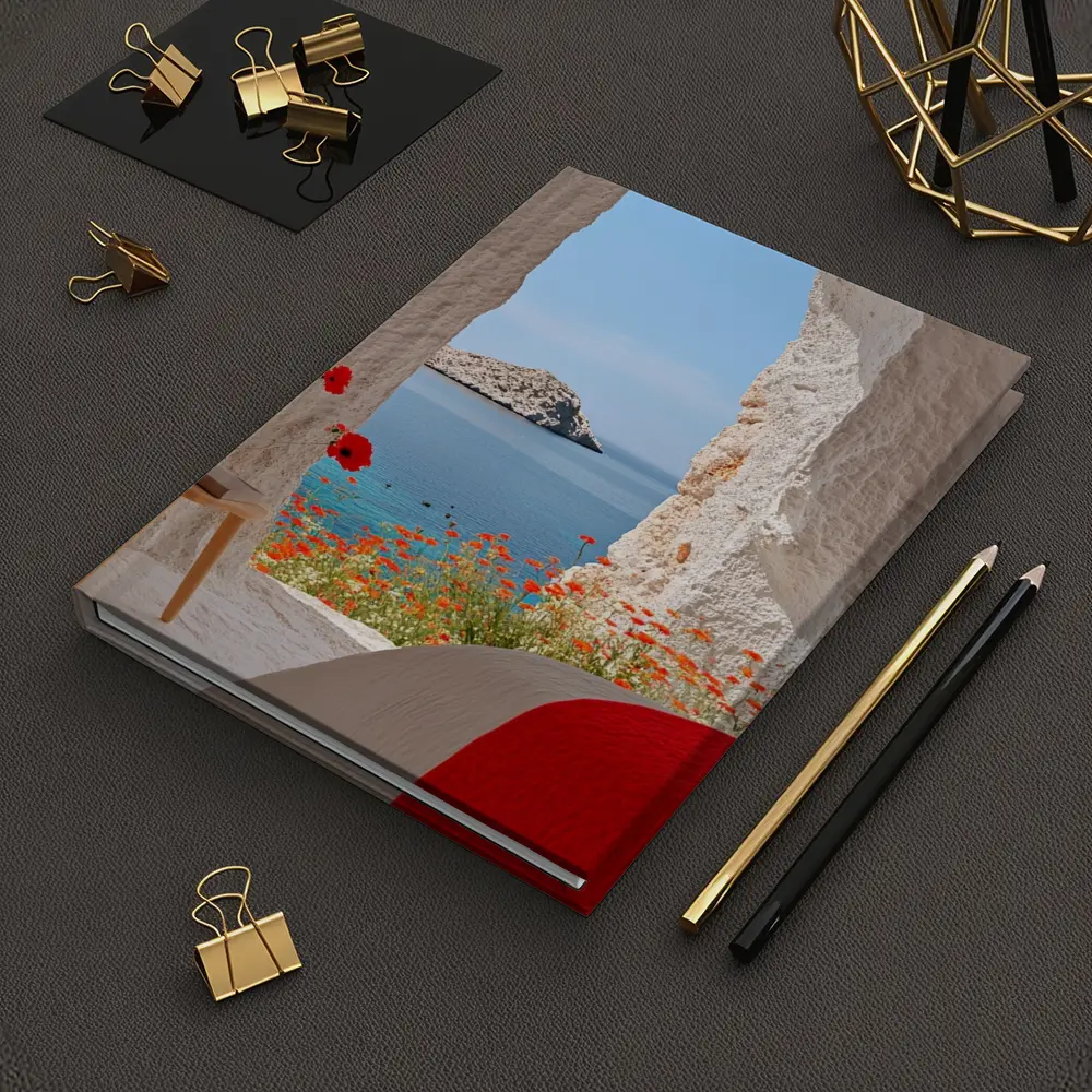 Cave Room Poppies Mediterranean Sea View – Notebooks
