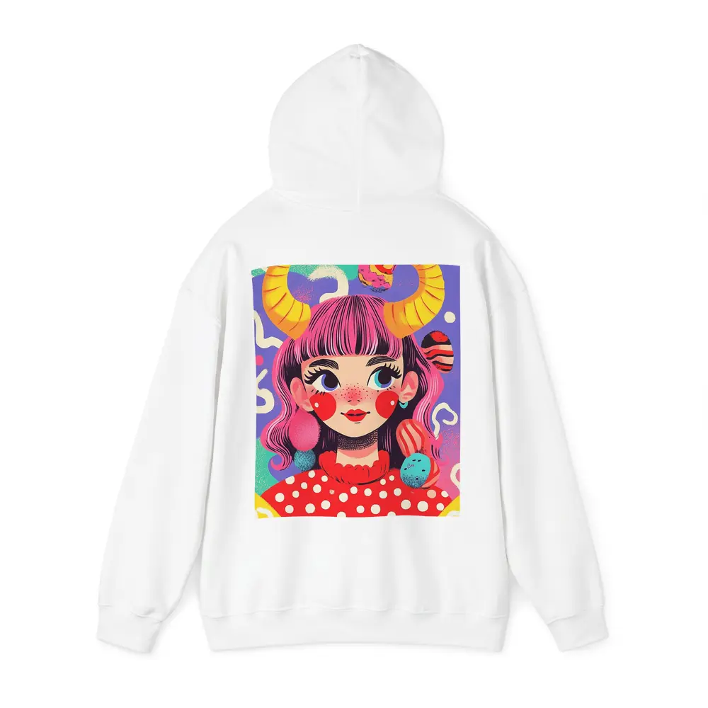 Taurus Girl Colorful Pop Art Illustration – Hoodies