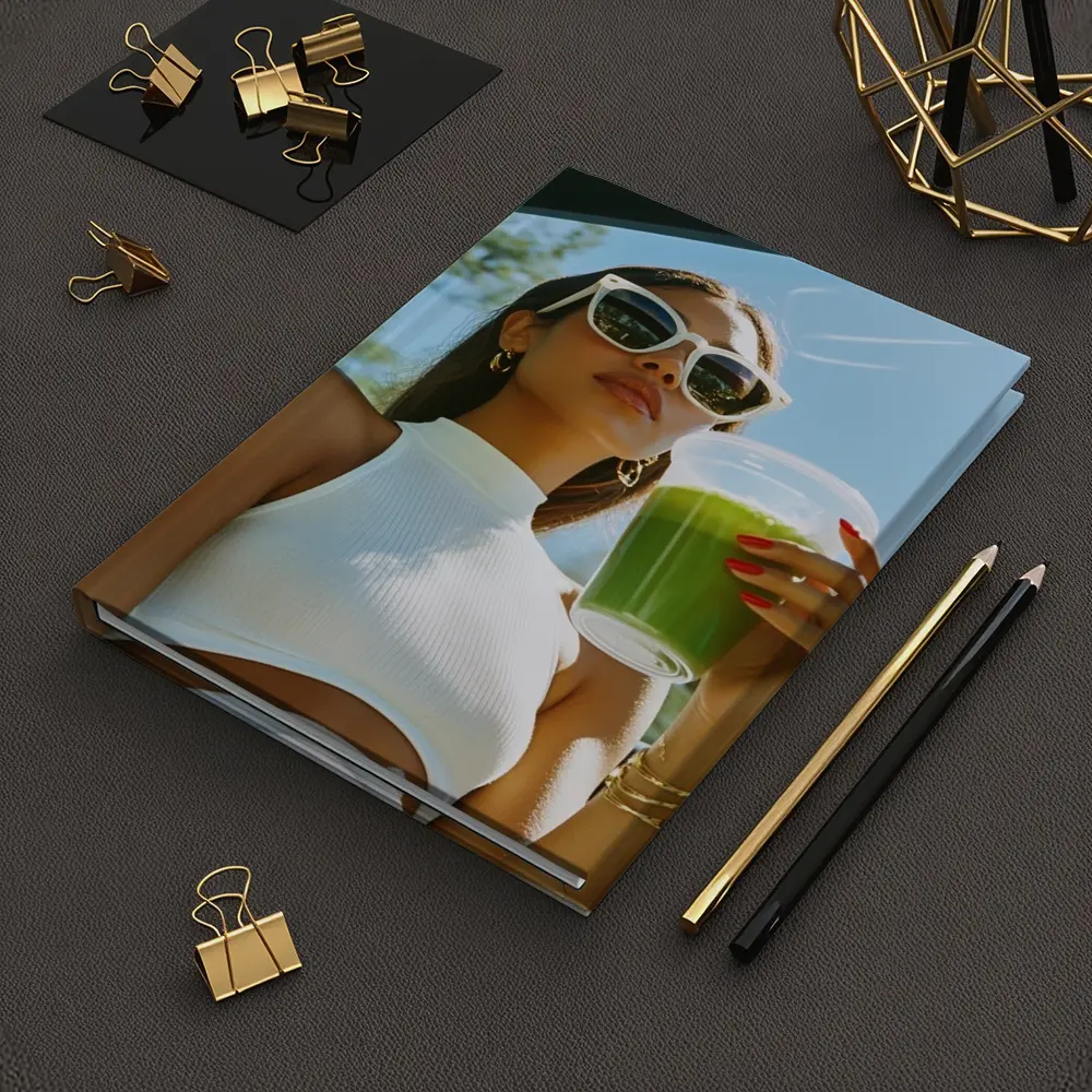 Woman Sunglasses Green Juice Summer Car – Notebooks