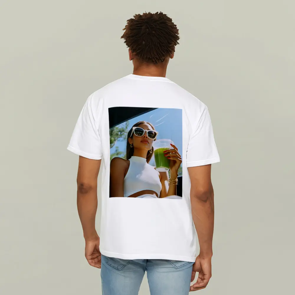 Woman Sunglasses Green Juice Summer Car – T-Shirts