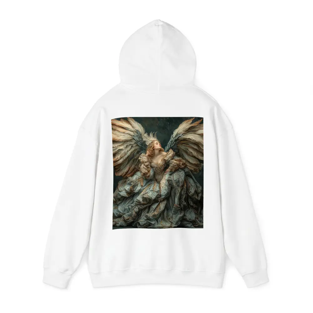 Baroque Angel Woman Large Wings Fantasy Art – Hoodies