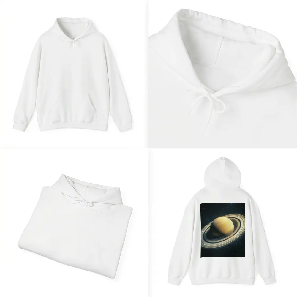 Saturn Planet Rings Deep Space Stars – Hoodies