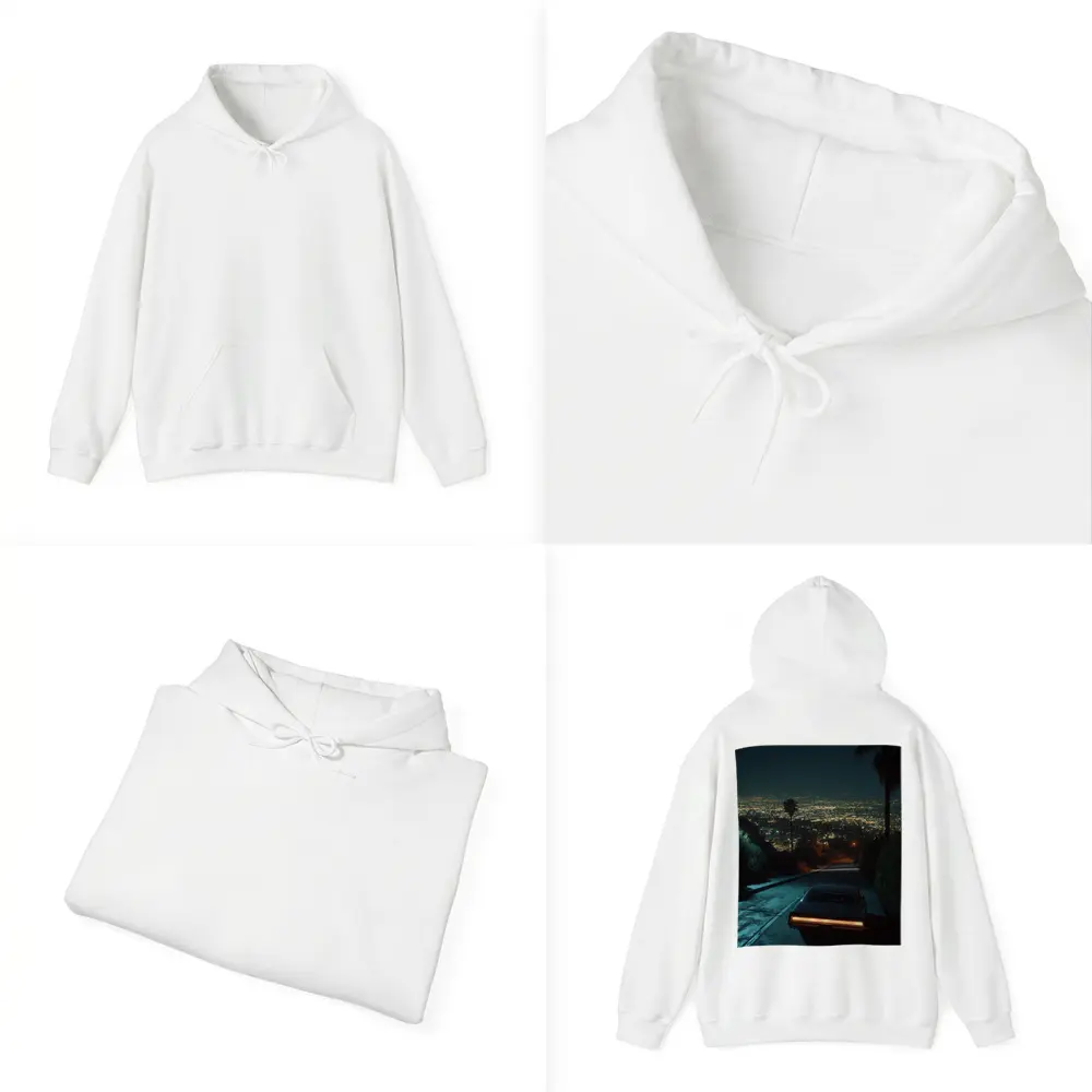 Classic Muscle Car Los Angeles Night City – Hoodies