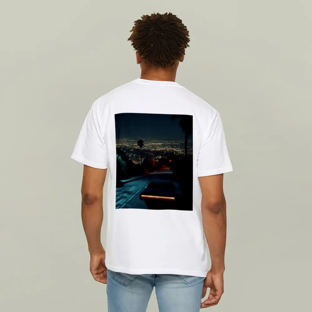 Classic Muscle Car Los Angeles Night City – T-Shirts