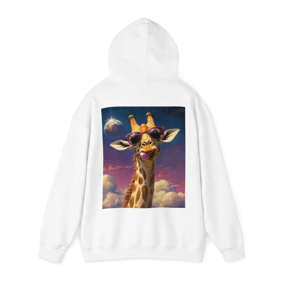 Cool Giraffe Sunglasses Space Sky Art – Hoodies