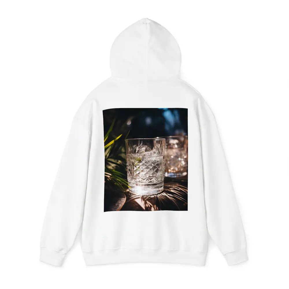 Crystal Whiskey Glass Ice Tropical Night – Hoodies