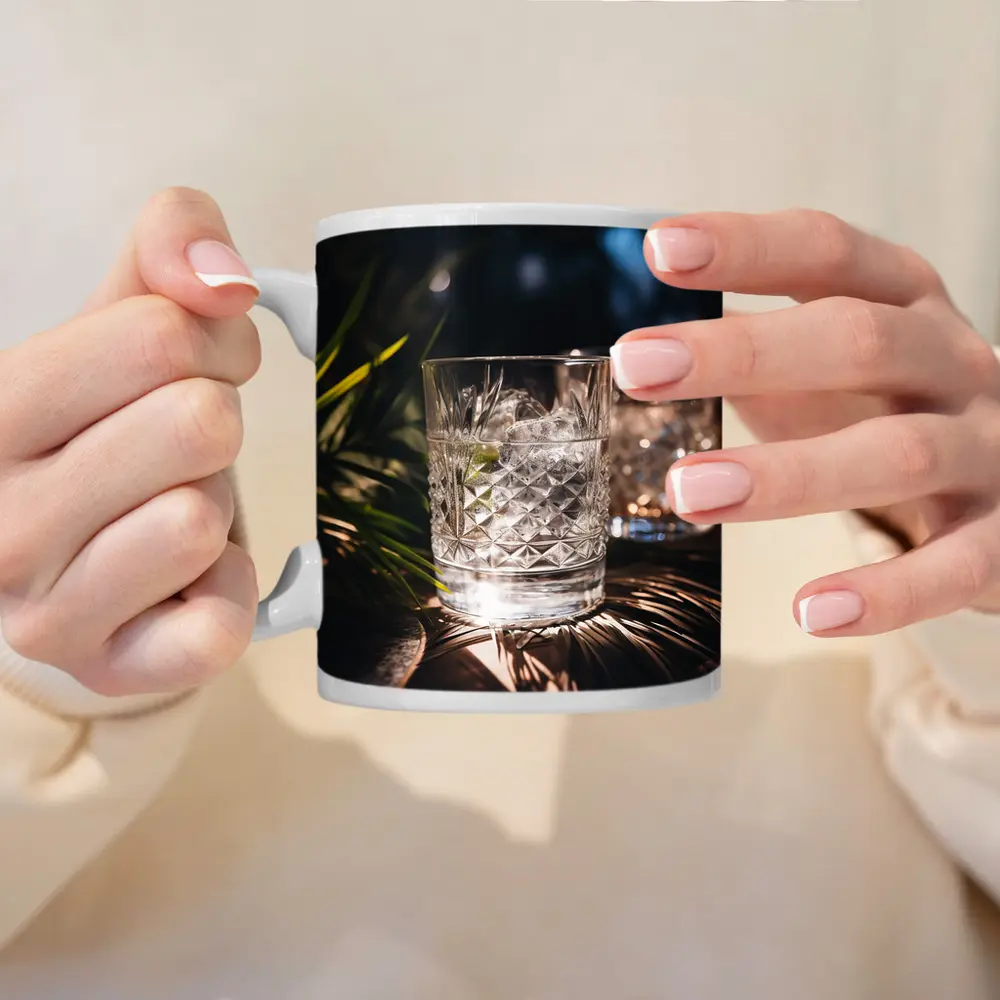 Crystal Whiskey Glass Ice Tropical Night – Mugs