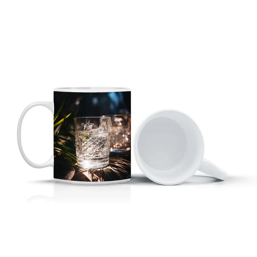 Crystal Whiskey Glass Ice Tropical Night – Mugs